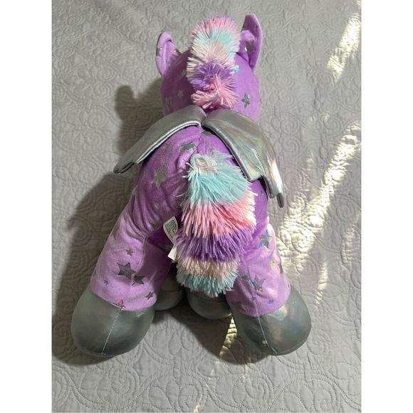 Purple & Silver Unicorn Plush - Picture 6 of 12